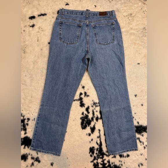 Calvin Klein Women’s Light Wash Vintage High Rise Bootcut Denim Jeans Size 14 - Picture 4 of 8